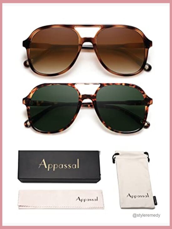 Polarized Aviator Sunglasses UV400 Protection Plastic Frames main image 5